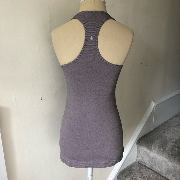 Lululemon Striped Cool Racerback Tank Top EUC - Picture 4 of 8